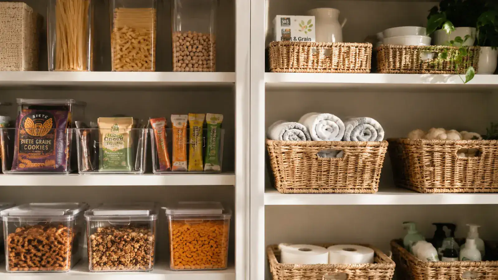 Clear Bins vs Wicker Baskets for Pantry Storage: Which One Actually Stays Organized