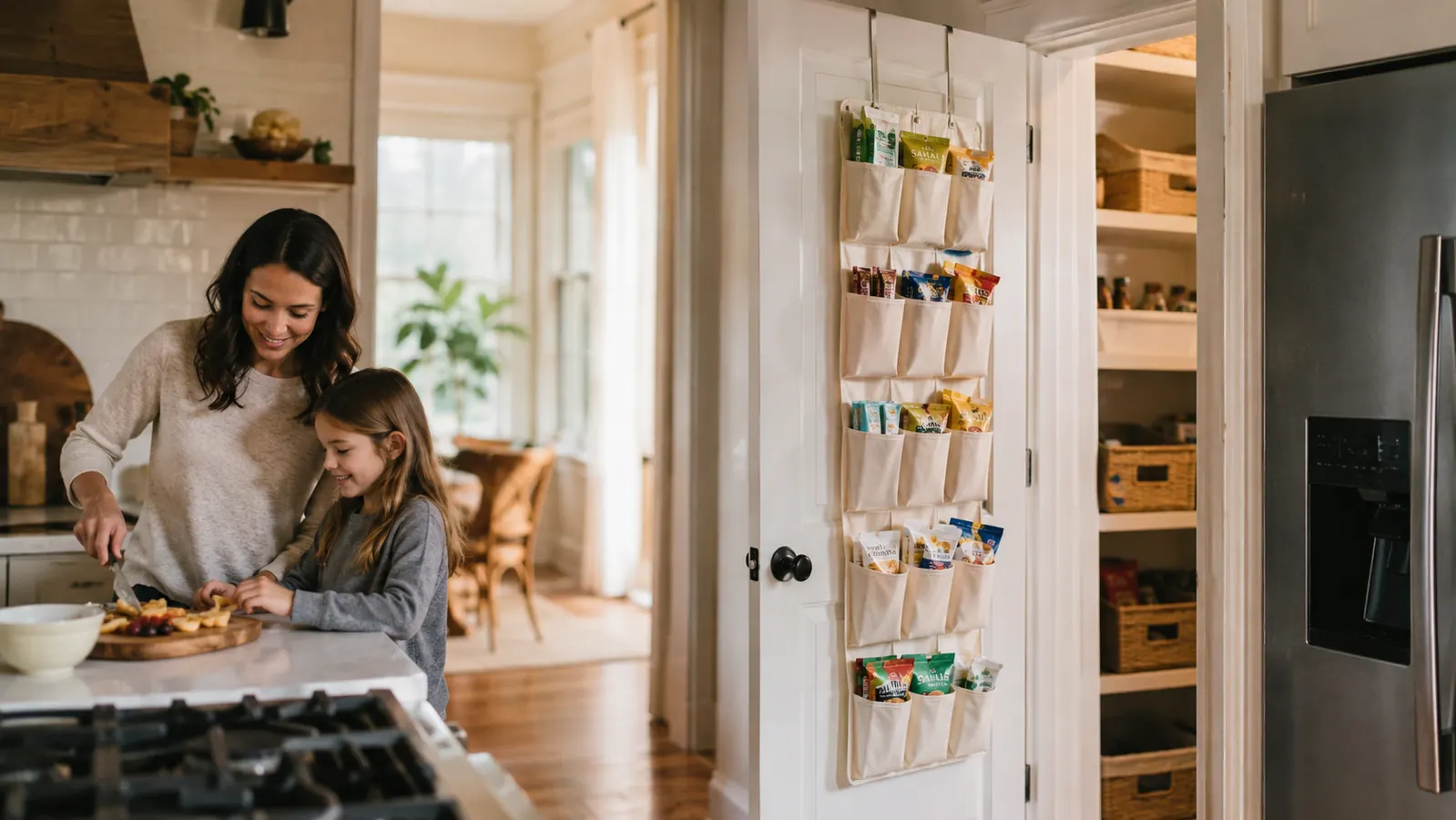 I Hung This $14 Organizer on the Pantry Door. Now My Kids Actually Put Things Back.